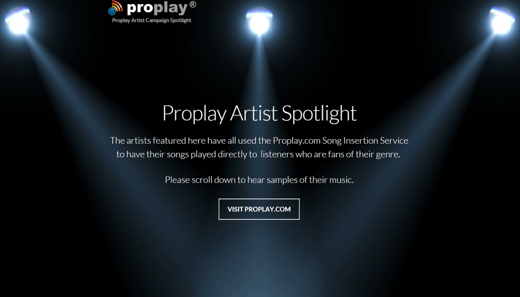 Proplay Promotion Homepage Screenshot1